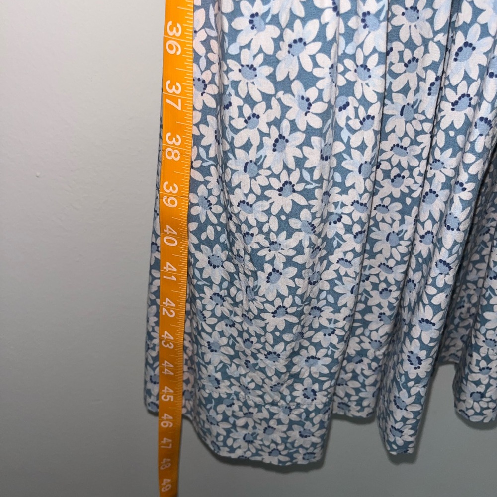 Madewell Lucie Elbow-Sleeve Smocked Midi Dress in Sunflower Field in Medium - Picture 8 of 8